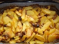 Pekarski krompir sa sampinjonima - posno