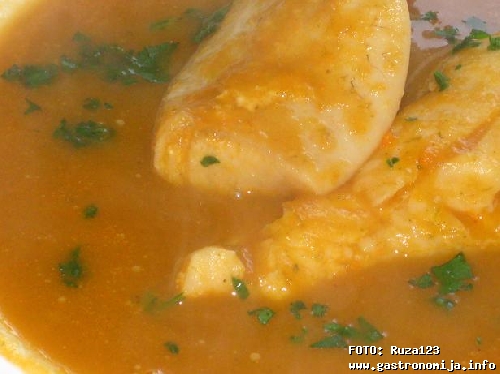 Riba u sosu od povrca