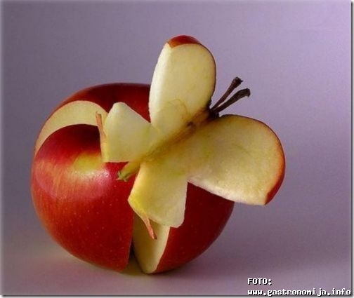 Leptir - jabuka