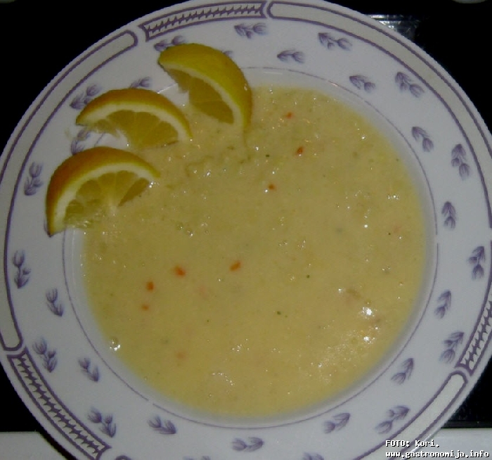 avgolemono (supa od tarane)
